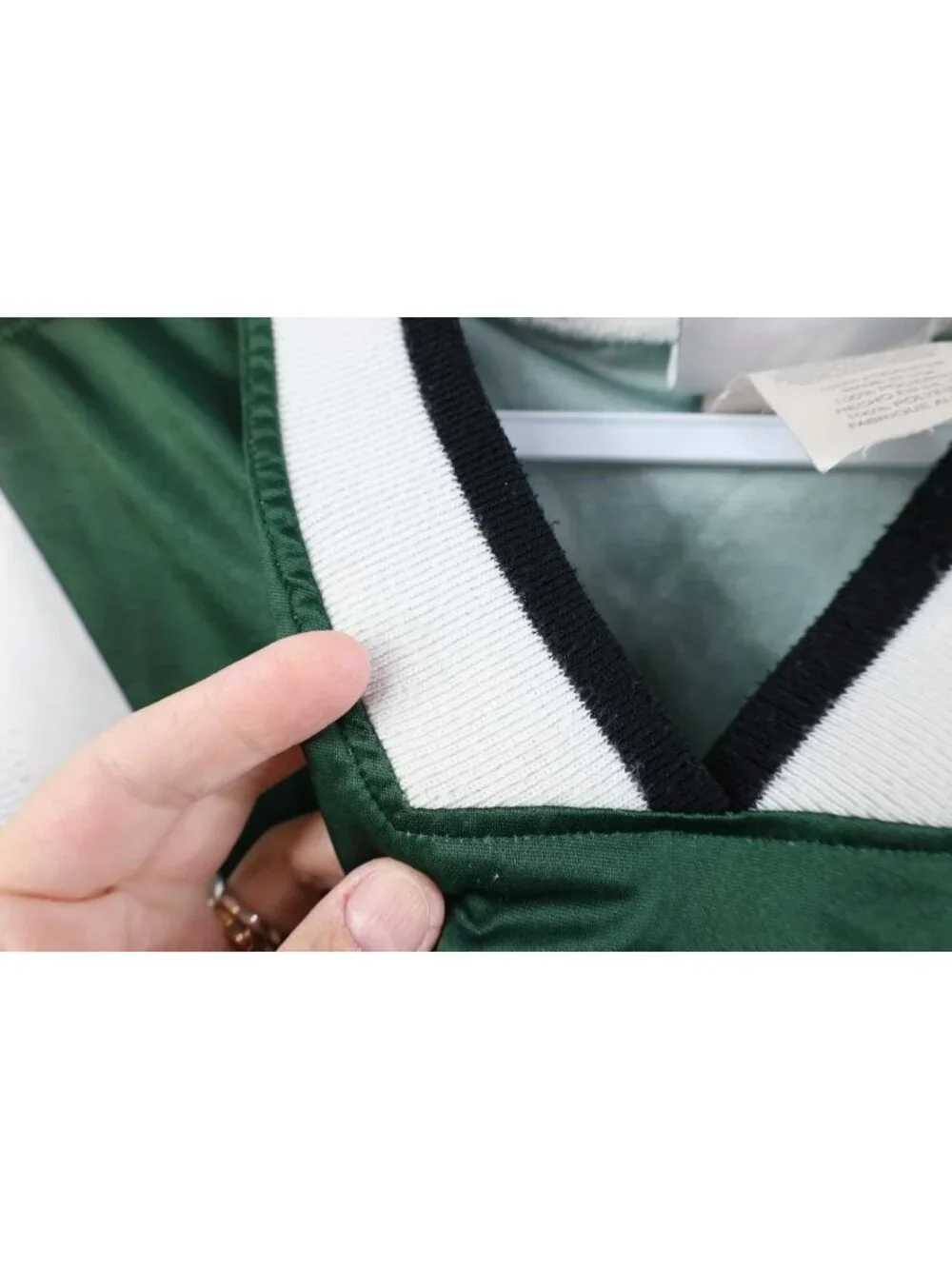 Vtg 90s Adidas Mens Large Spell Out Striped Silky Futbol Soccer Jersey Green USA
